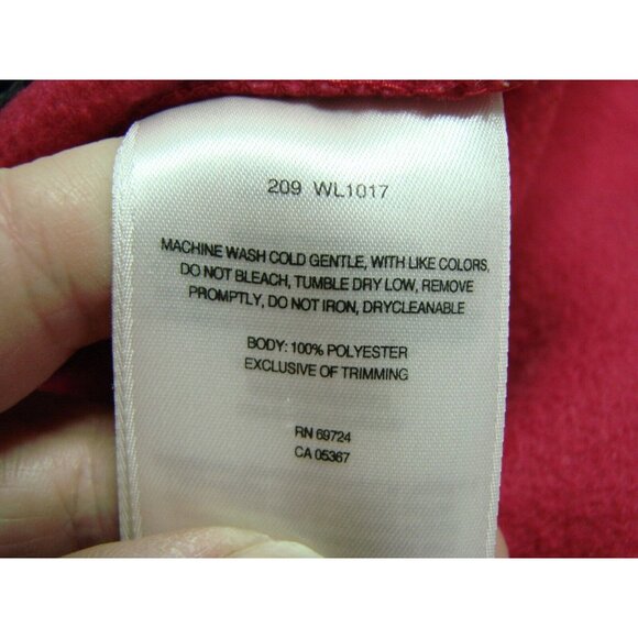 Columbia Bright Pink Fleece Vest Full Zip Jacket Womens Size XL Zip Pockets Warm - Picture 7 of 9